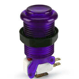 IL PSL-L Translucent Concave Long Stem Pushbutton - Purple