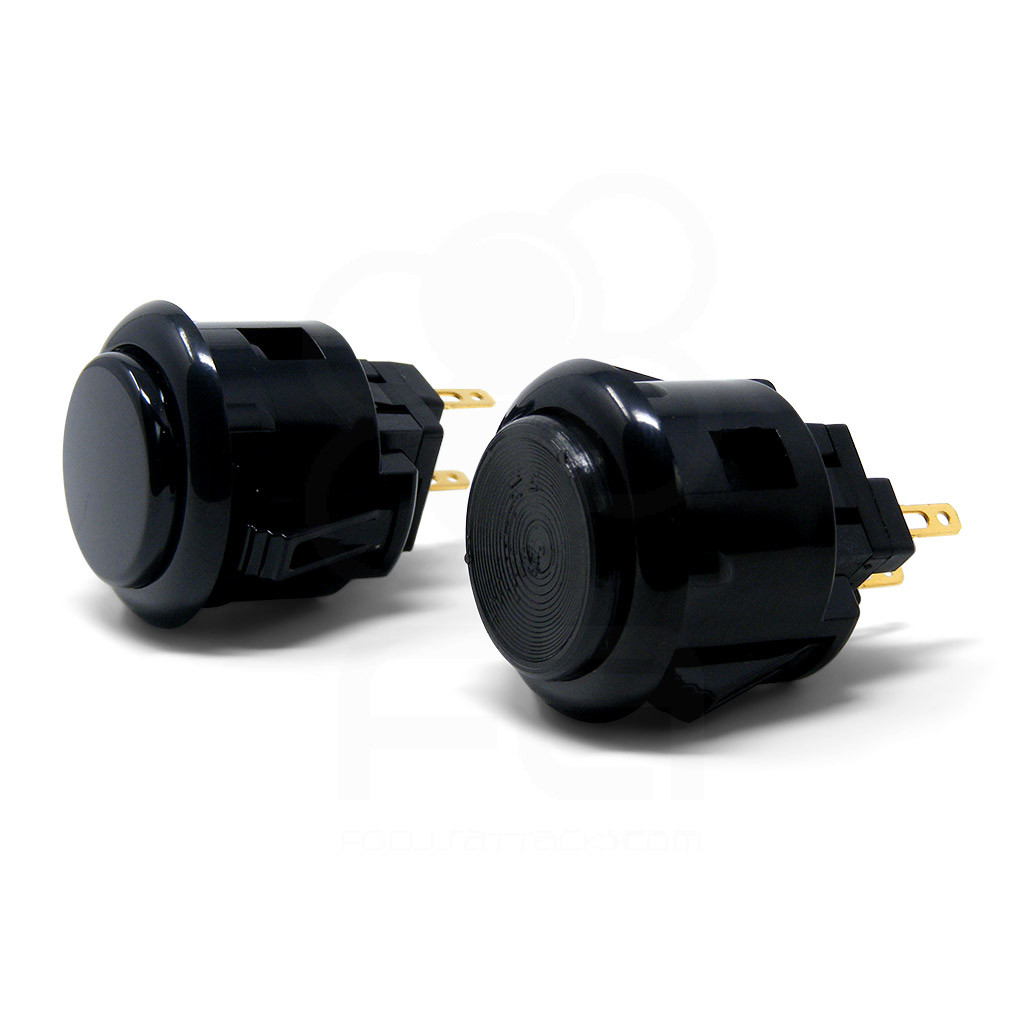 Classic Concave SOLID Caps for SANWA DENSHI 24mm Pushbuttons
