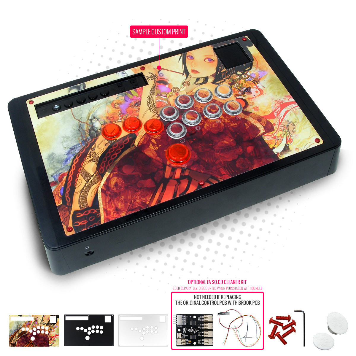 HIGH GRADE Aluminum Control Panel [HORI FIGHTING STICK ALPHA] NOIR – Arcade  Shock