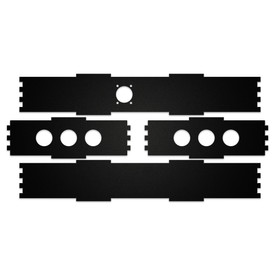BNB Fightstick Gen 2 Black Matte Plexi Replacement Side Panels - 2.0 Inches