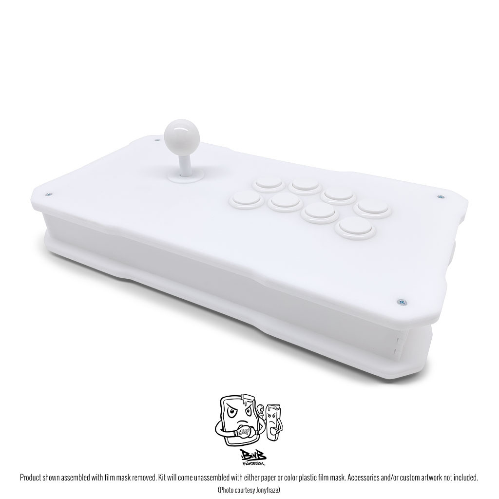 BNB Fightstick Gen 2 White Matte Plexi Kit - Focus Attack