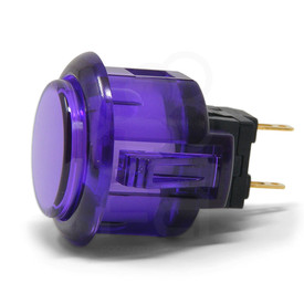 Sanwa OBSC 30mm Translucent Pushbutton Purple - Focus Attack