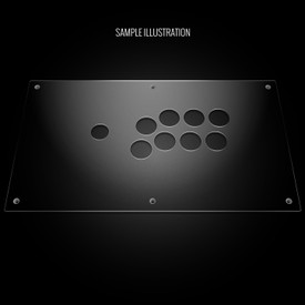 Blank Plexi Cover for MadCatz EGO, Dragonslay, GameSir, LeEco, and Gorilla Gaming Pro Fightstick