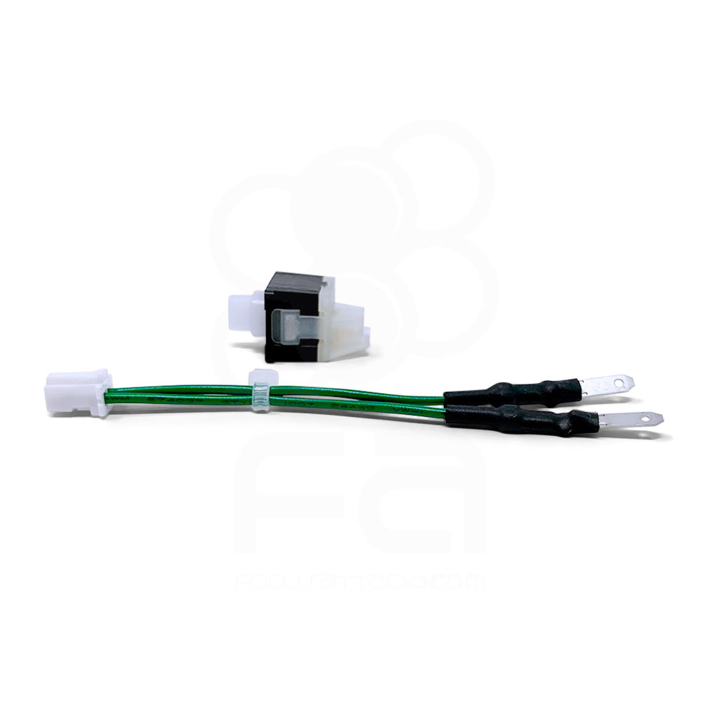 Sanwa SW-68 CAU Switch w/ Wiring Harness - Focus Attack