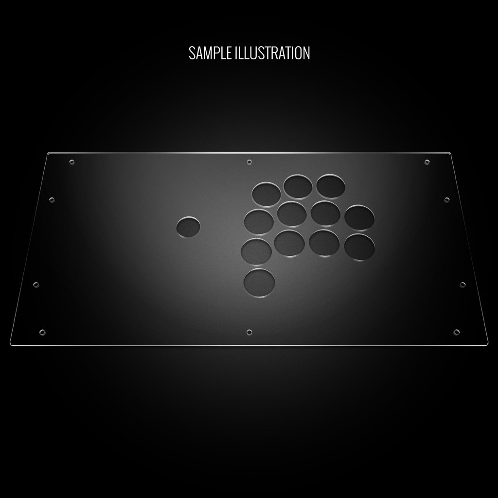 Blank Plexi Cover for HitBox™ Cross|Up - Focus Attack