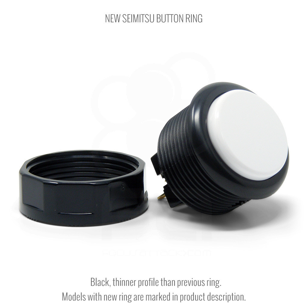 Seimitsu PS-14-KN 30mm Screw Button: Red - Focus Attack