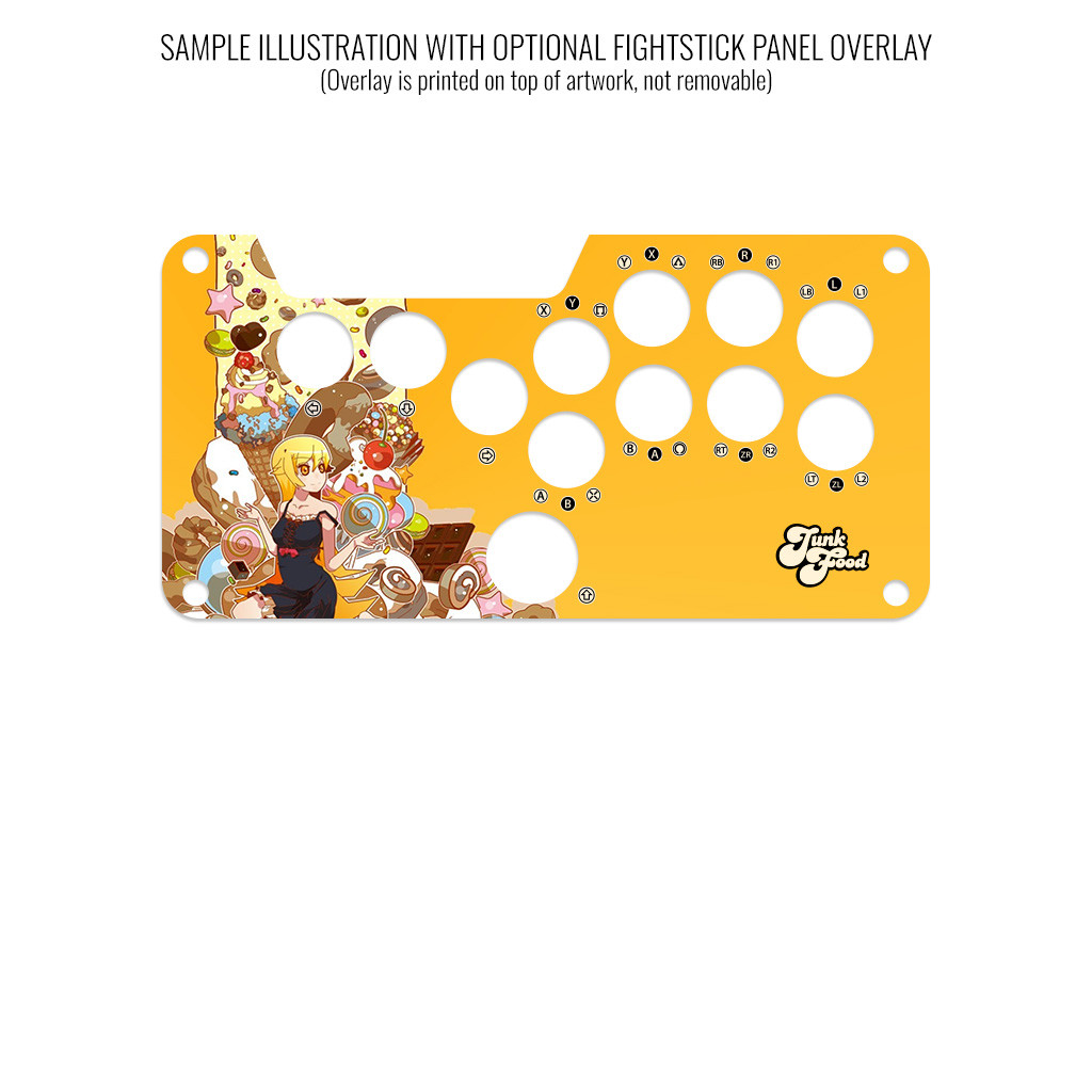 Artwork Print and Cut for Junk Food Arcades Snackbox Micro Art