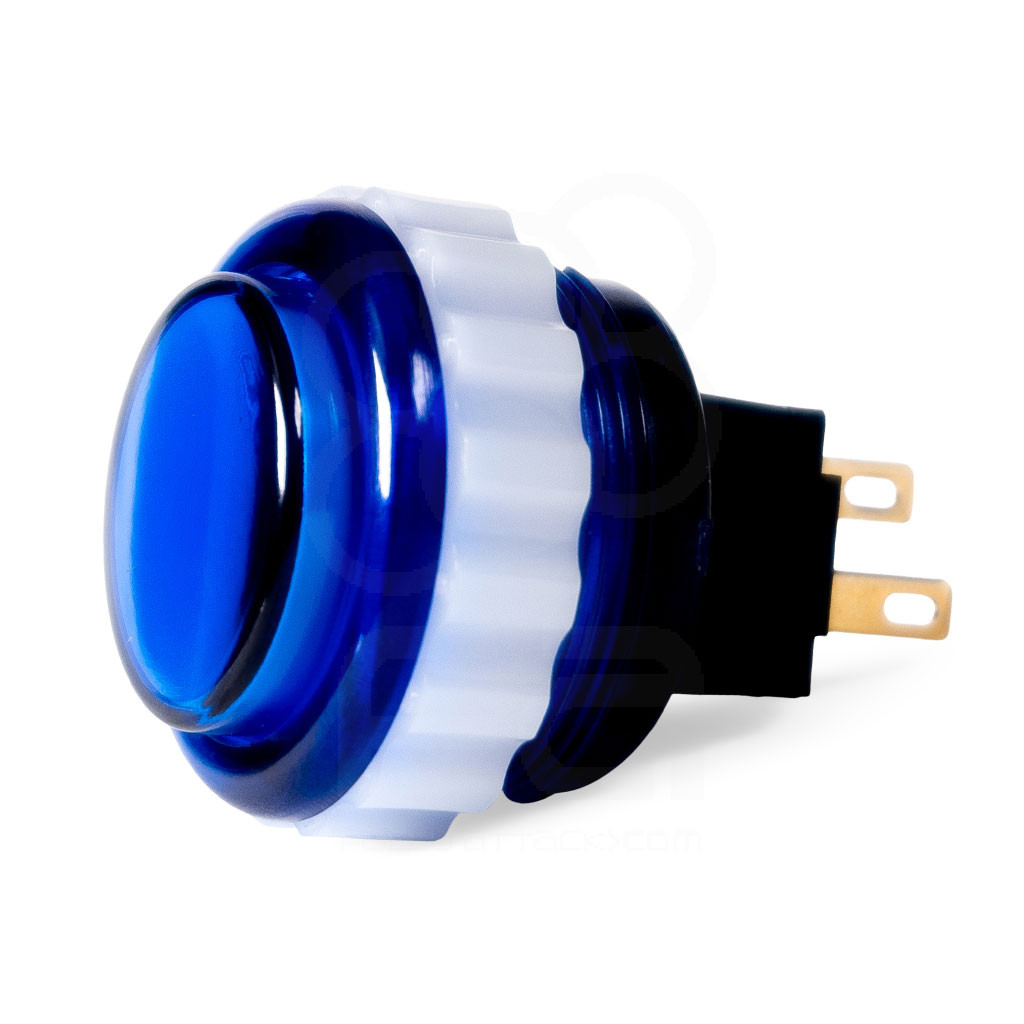 Seimitsu PS-14-DNK 24mm Screw Button: Blue - Focus Attack