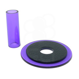Sanwa JLF-CD Purple Shaft & Matching Dustwasher Set