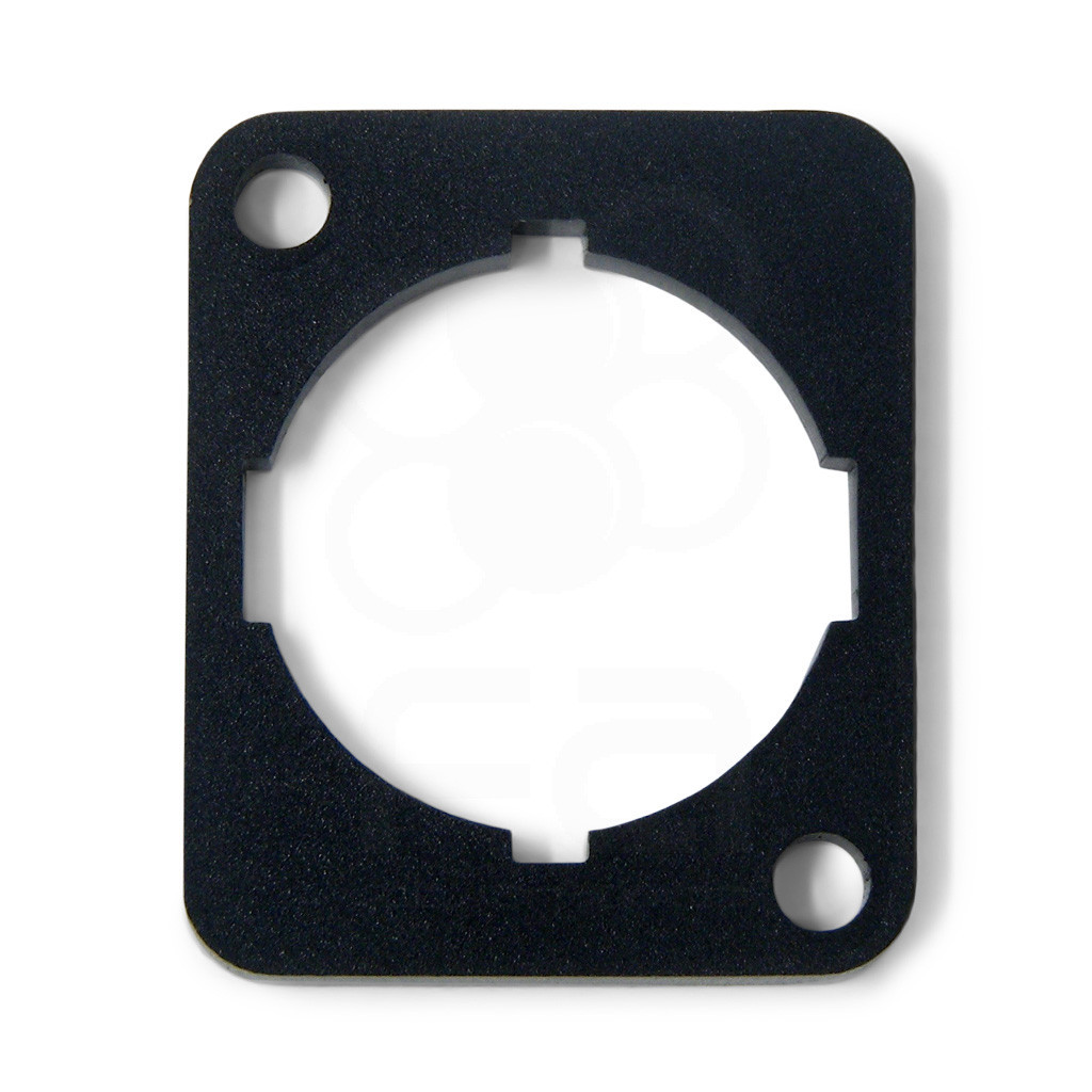 Black Matte Aluminum Faceplate for SPDT Switch (2 each)