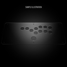 Blank Plexi Cover for MadCatz FightStick PRO Stickless