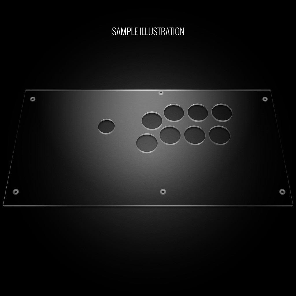 Blank Plexi Cover for Qanba Obsidian 2 - Focus Attack