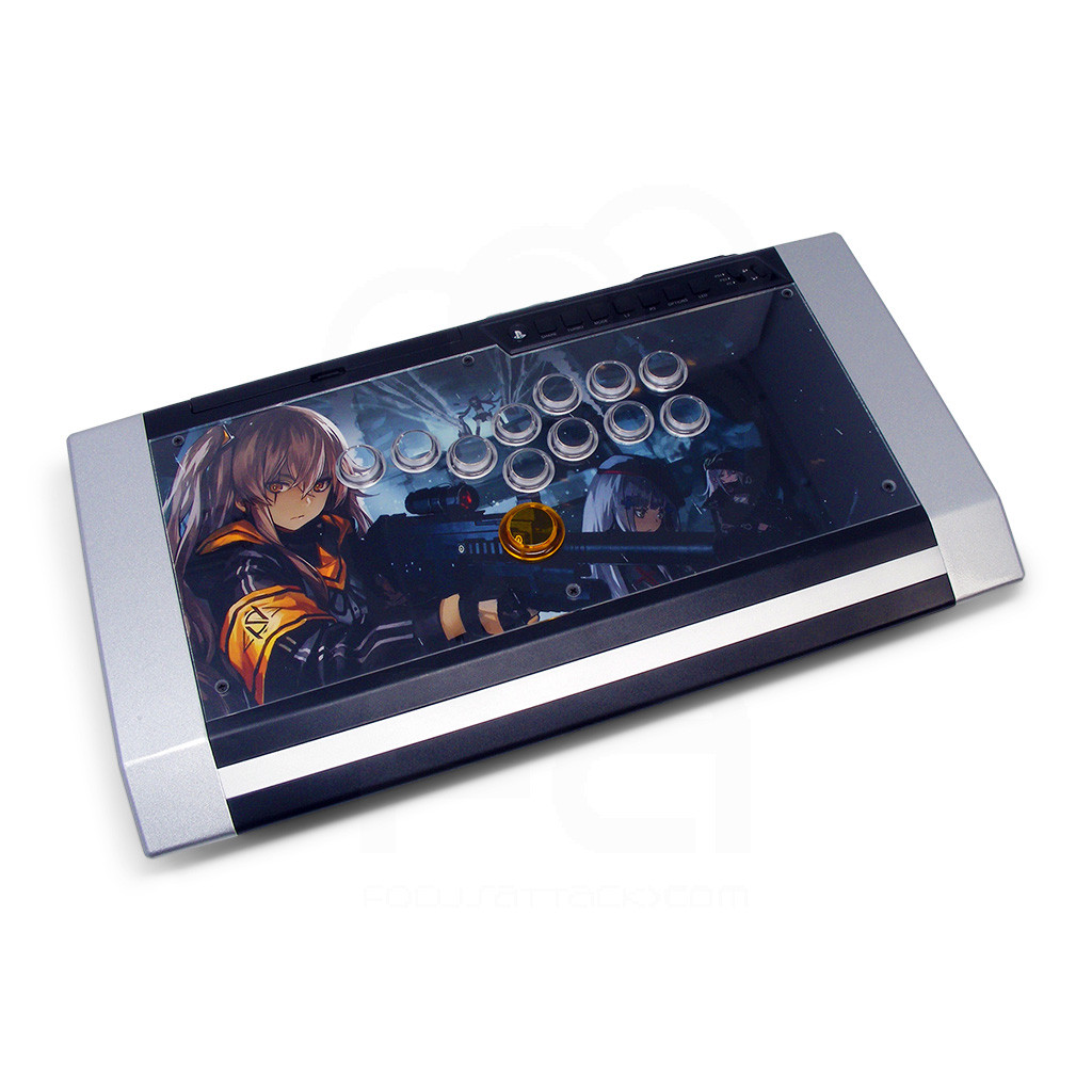 Qanba Obsidian 1 Stickless Custom Art/Plexi Bundle