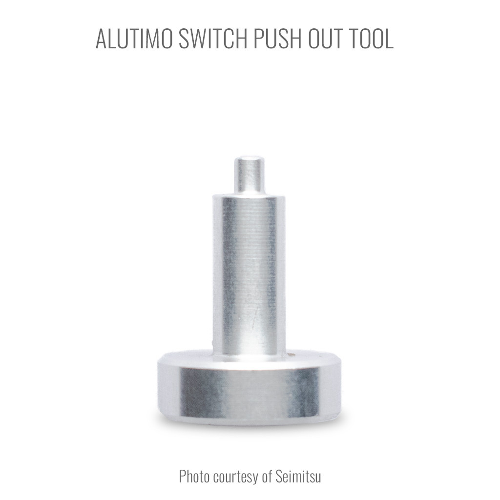 Seimitsu Alutimo MX 30mm Translucent Screwbutton Yellow