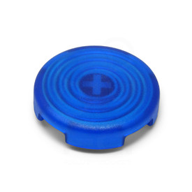 Mix and Match 20.2mm Translucent Button Keycap Cover for MX Cross Stem Microswitch: Blue