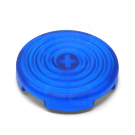 Mix and Match 25.3mm Translucent Button Keycap Cover for  MX Cross Stem Microswitch: Blue