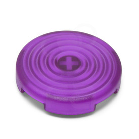 Mix and Match 25.3mm Translucent Button Keycap Cover for  MX Cross Stem Microswitch: Purple