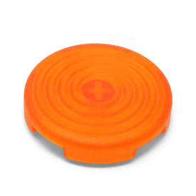Mix and Match 25.3mm Translucent Button Keycap Cover for  MX Cross Stem Microswitch: Orange