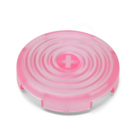 Mix and Match 25.3mm Translucent Button Keycap Cover for  MX Cross Stem Microswitch: Pink