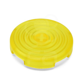 Mix and Match 25.3mm Translucent Button Keycap Cover for MX Cross Stem Microswitch: Yellow