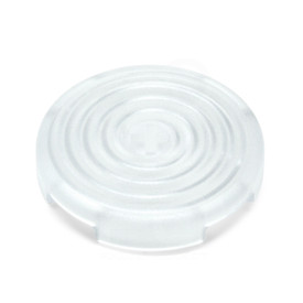 Mix and Match 25.3mm Translucent Button Keycap Cover for  MX Cross Stem Microswitch: Clear