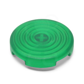 Mix and Match 25.3mm Translucent Button Keycap Cover for MX Cross Stem Microswitch: Green