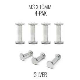 M3x10mm Chicago Bolt and Screw for Haute42 Mini - Silver (4 Pak)