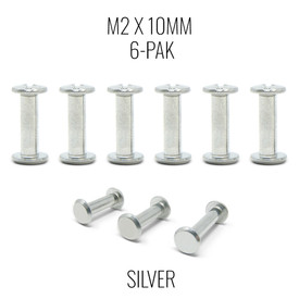 M2x10mm Chicago Bolt and Screw for Haute42 B16 - Silver (6 Pak)