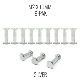 M2x10mm Chicago Bolt and Screw for Haute42 R Series - Silver (9 Pak)