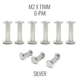 M2x11mm Chicago Bolt and Screw for Haute42 S Series - Silver (6 Pak)