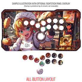  Artwork Print and Cut for BNB Fightstick Gen 2 and 3 Top Panel