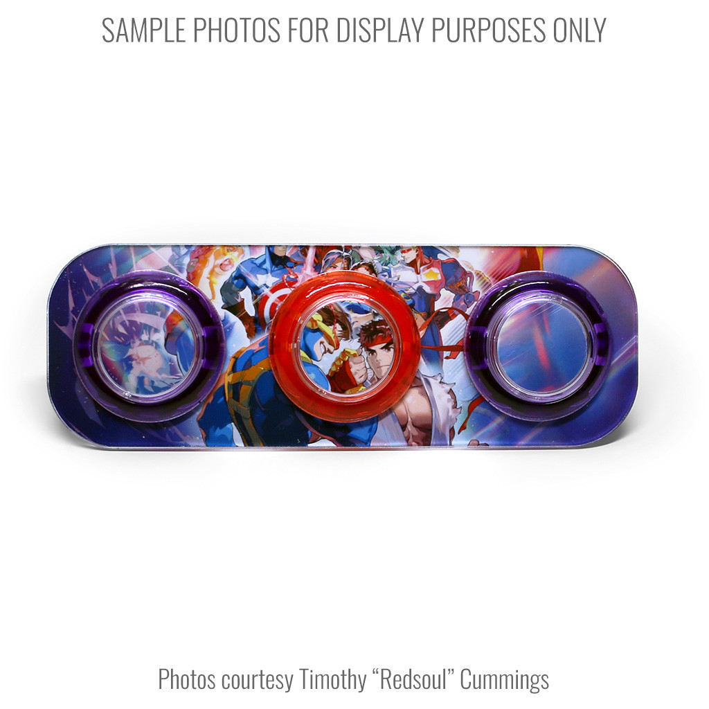 Allfightsticks Option Button Spacer Custom Artwork/Plexi