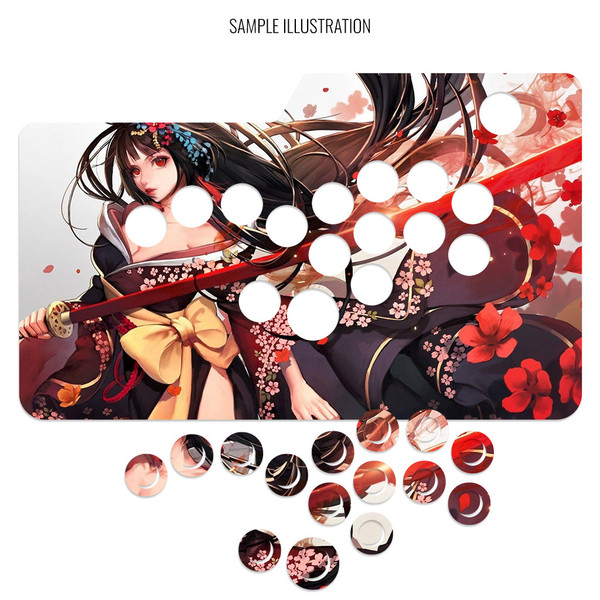 Artwork Print and Cut for Mayflash F700 FLAT Elite - Focus Attack