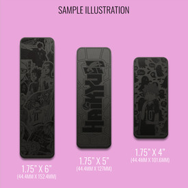 Full Custom Non-Slip Foam 1.75-Inch Wide Rectangle Pads