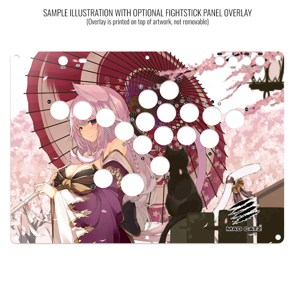 Artwork Print and Cut for MadCatz NEKO - Focus Attack