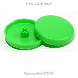 Official Haute42 MX Solid Cross Keycaps: 23.5mm: Green