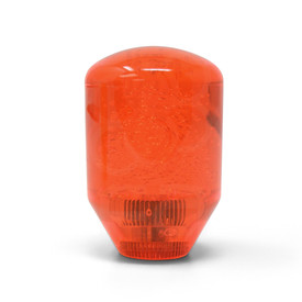 Seimitsu Bullet Lever Handle: Clear Salmon with Flourescent Blacklight Glow