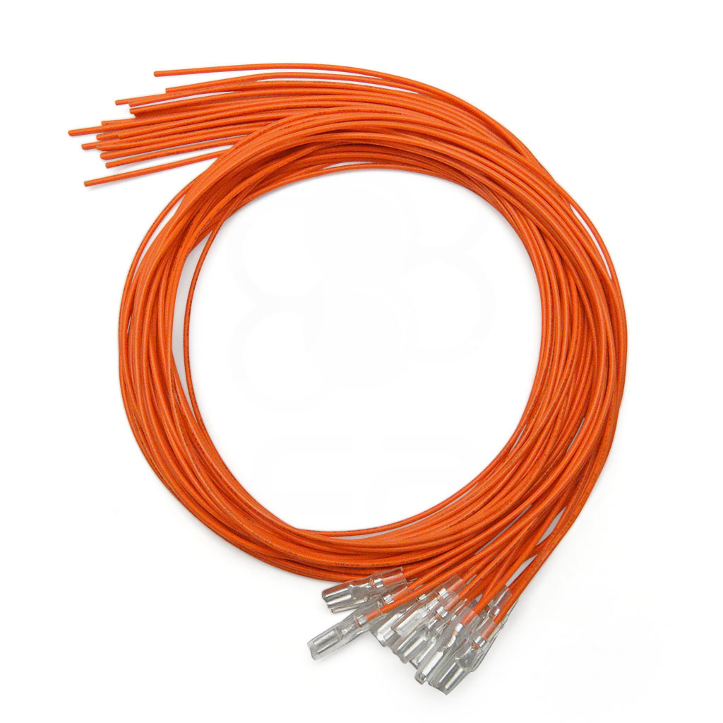 Orange 16pc 22 Awg Wire With 110 Quick Disconnect