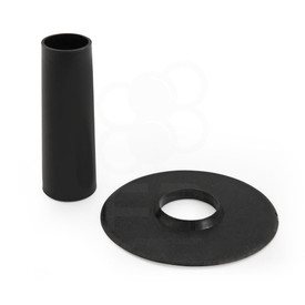 Seimitsu Solid Color Black Shaft & Matching Dustwasher Set