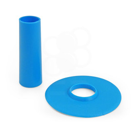 Seimitsu Solid Color Blue Shaft & Matching Dustwasher Set