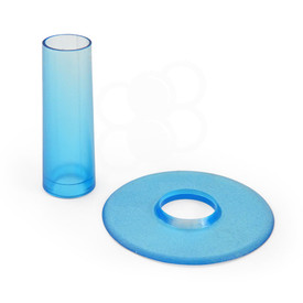 Seimitsu Translucent Color Blue Shaft & Matching Dustwasher Set