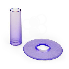 Seimitsu Translucent Color Purple Shaft & Matching Dustwasher Set