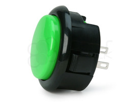 Seimitsu PS-15 Low Profile Pushbutton Green/Black - Focus Attack