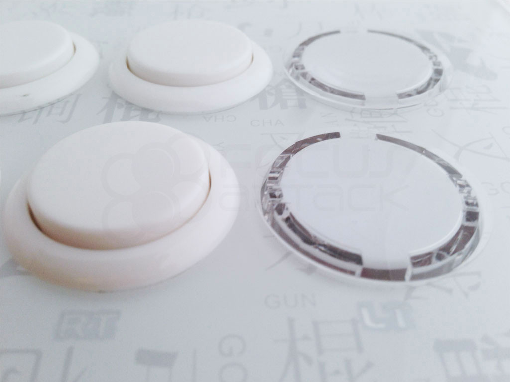Sanwa OBSCM 30mm Clear Button Cap Hole Plug