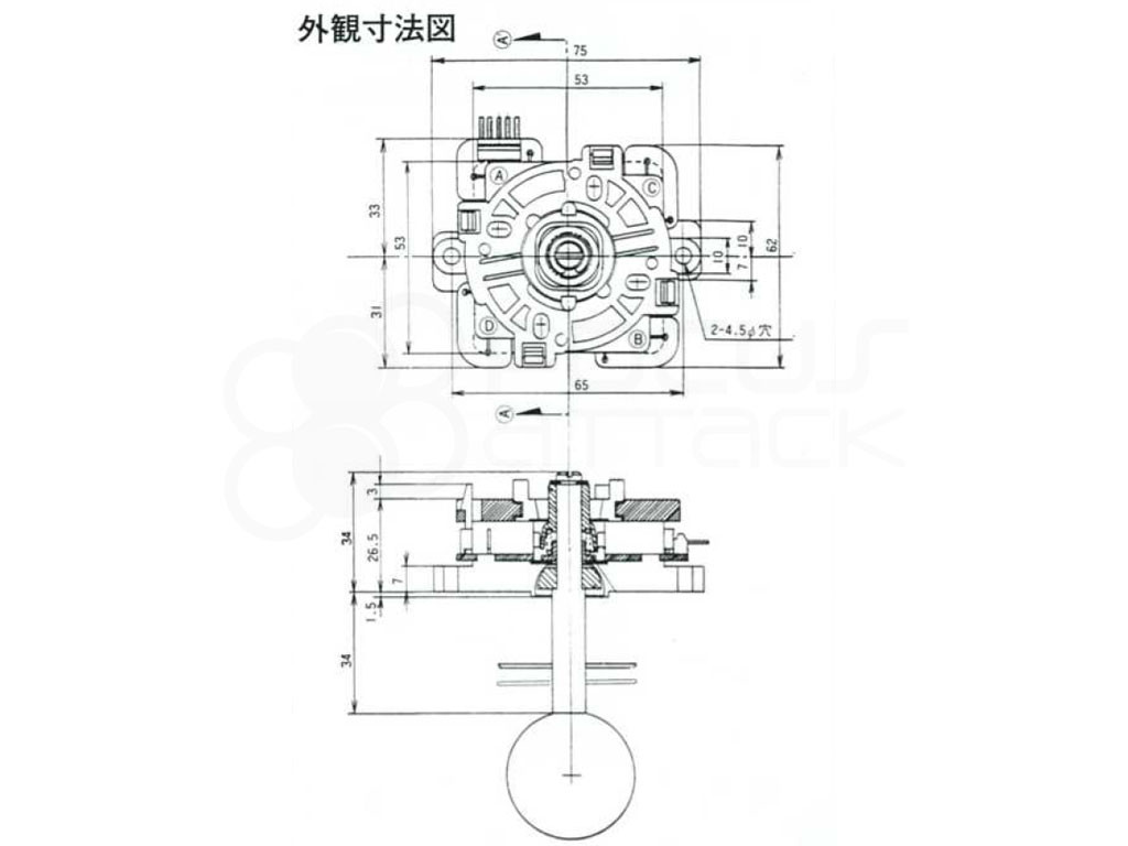Sanwa JL-S9F Replacement Shaft Sanwa JL-S9F Replacement Shaft