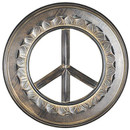 Carved Wooden Peace Wall Plaque