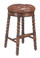 Accessories Abroad Swivel Bar Stool with Leather Seat