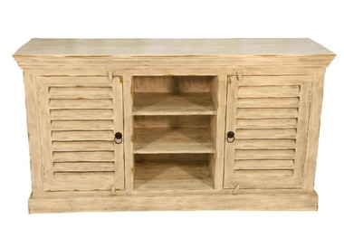 Accessories Abroad Wooden Luver 2 Door Cabinet