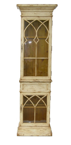 Accessories Abroad White 2 Door Display Cabinet