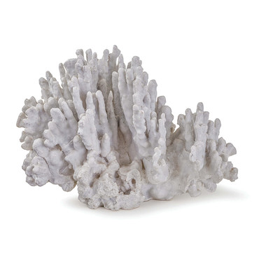 Add a coastal detail to your home with this decorative white coral. Lifelike and natural while still looking polished, it would work great as a bookend or as a piece of tabletop decor in a living room or office.
